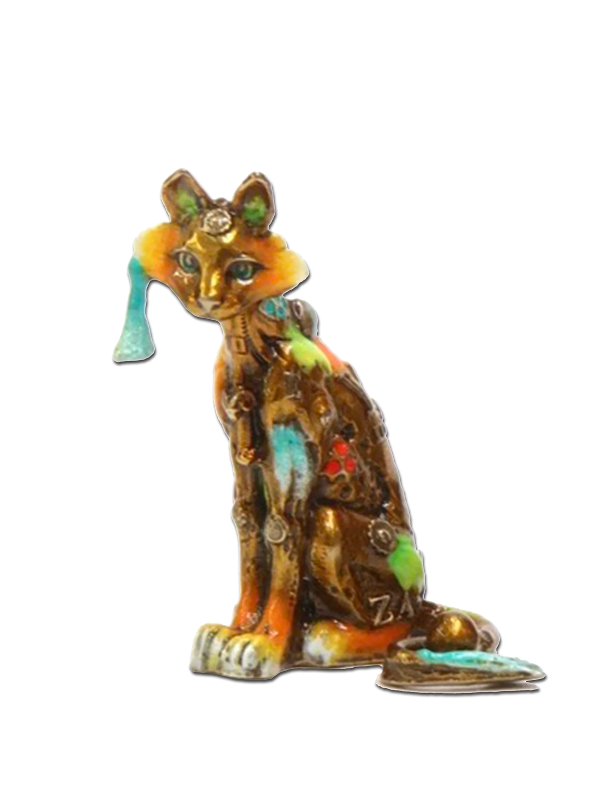 Edison Micro bronze sculpture by Nano Lopez
