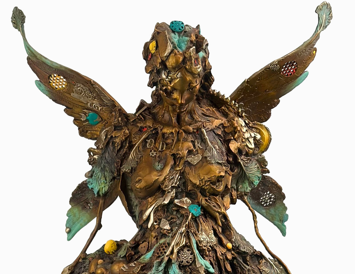 Maria Alma 5ft bronze sculpture by Nano Lopez