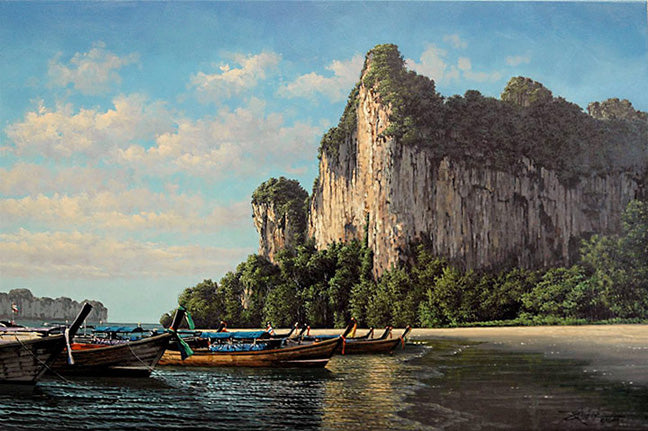 Anchored In The Bay by Rodel Gonzalez