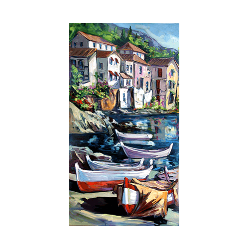 Harbor Boats by Steve Barton