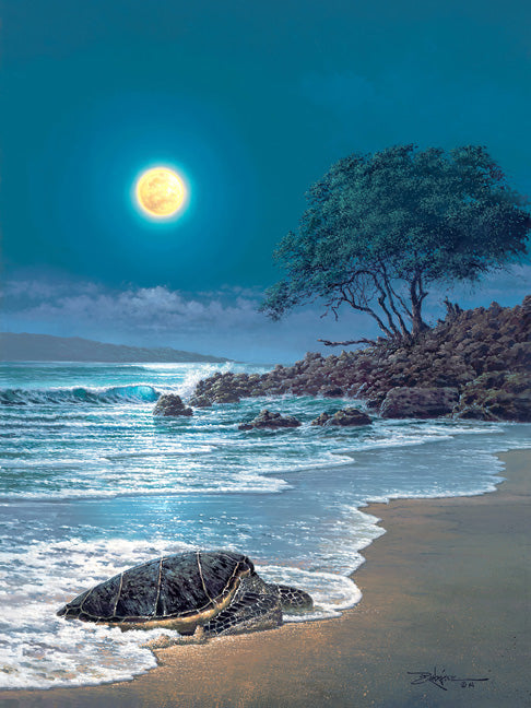 Honu By The Beach by Rodel Gonzalez