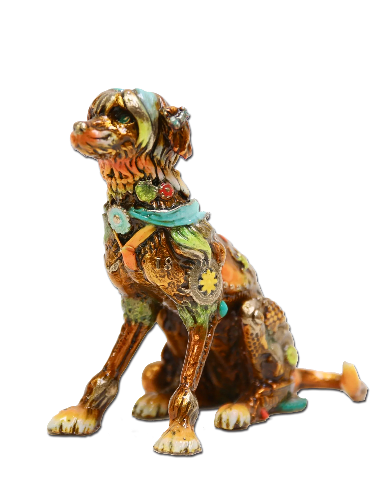 Eighteen Micro bronze sculpture by Nano Lopez