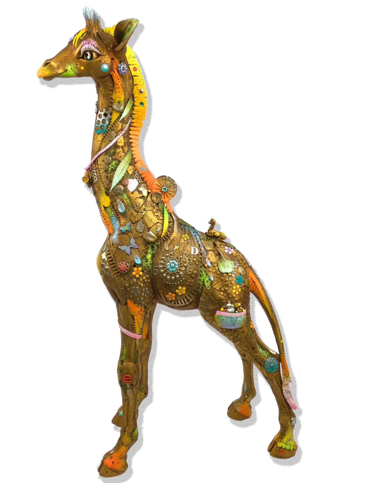 Iris bronze sculpture by Nano Lopez