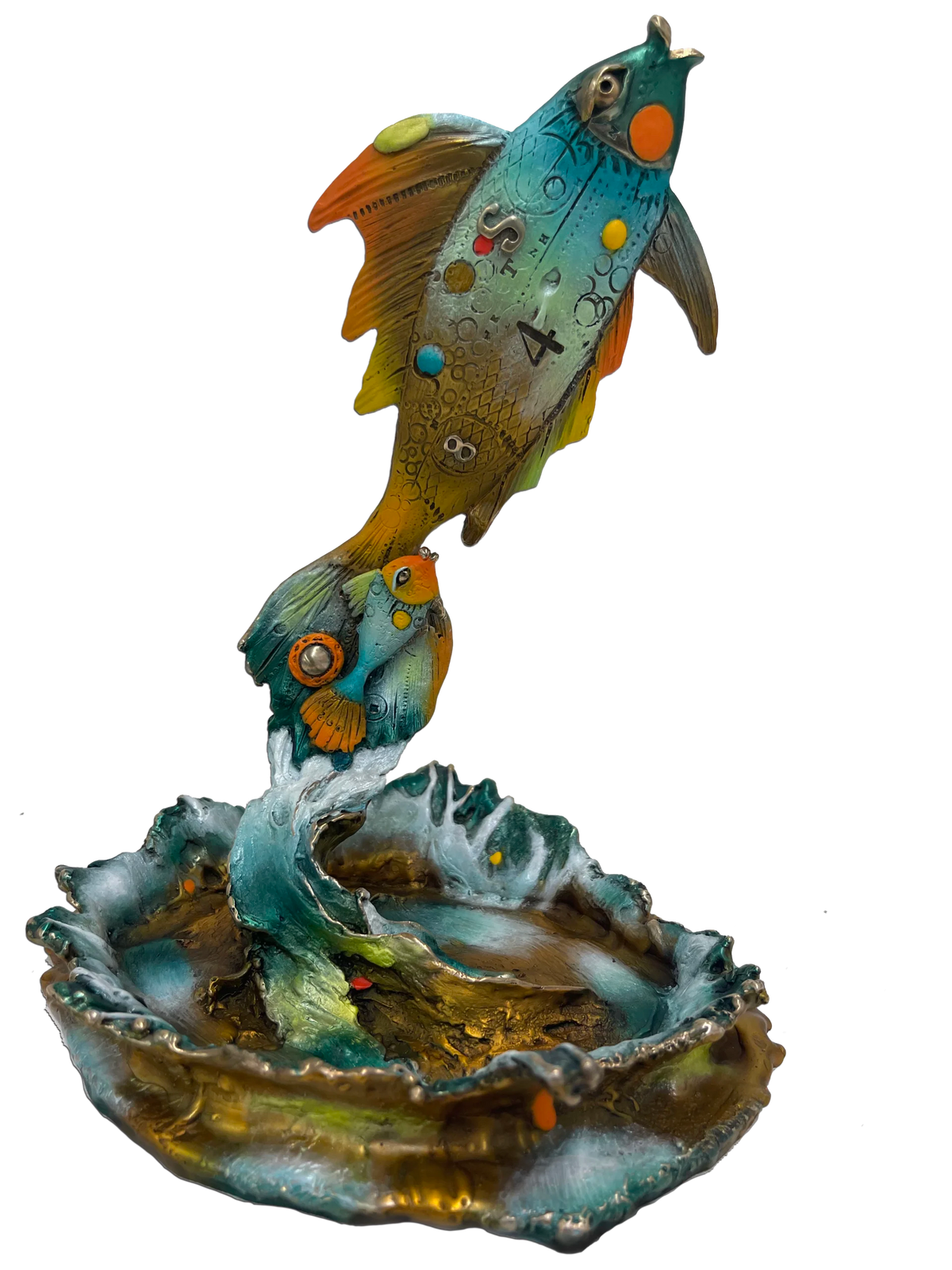 Waterday bronze sculpture by Nano Lopez