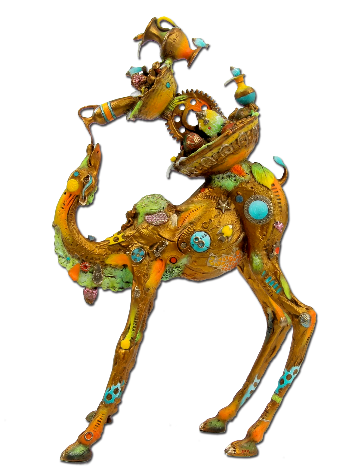 Phillipe Jr. Medium bronze sculpture by Nano Lopez