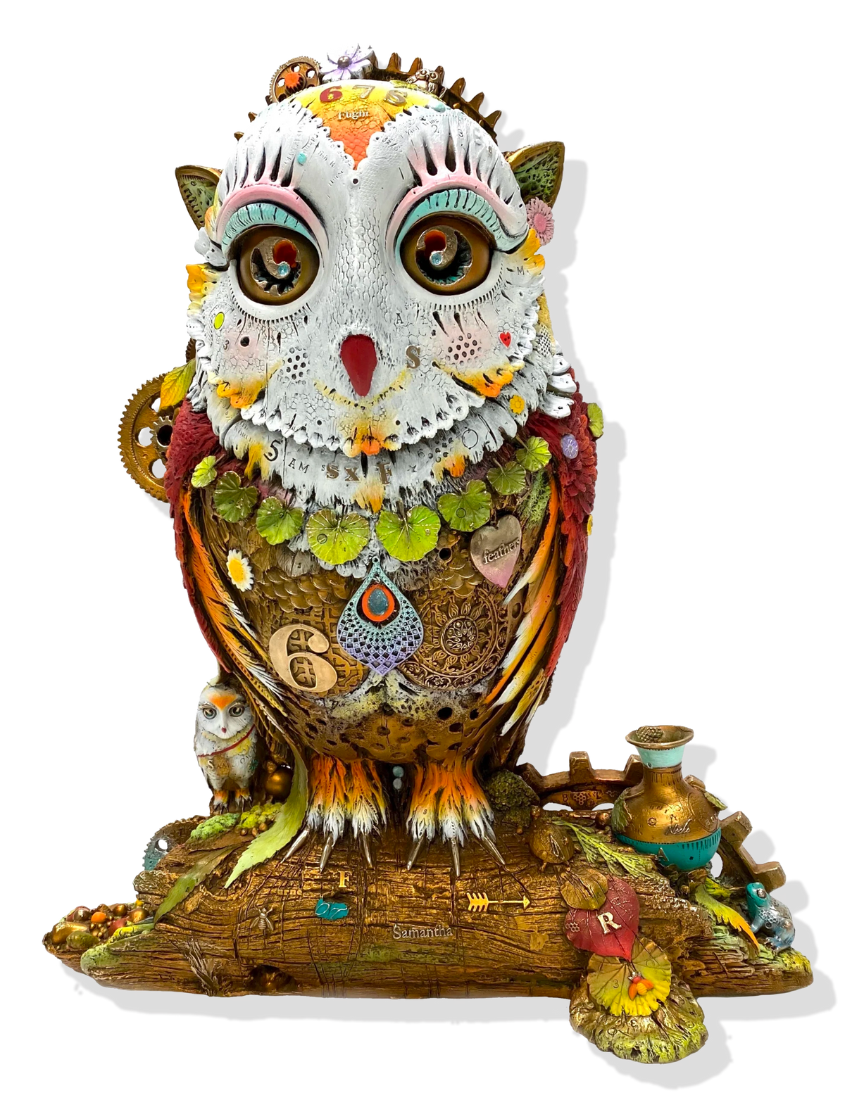 Samantha Medium bronze sculpture by Nano Lopez