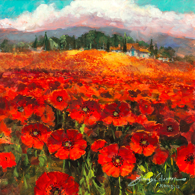 Daydreaming in a Field of Poppies