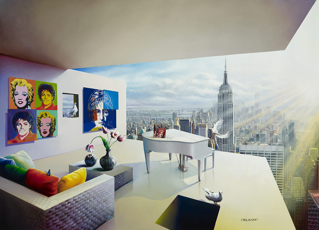MANHATTAN VIEW by Orlando Quevedo