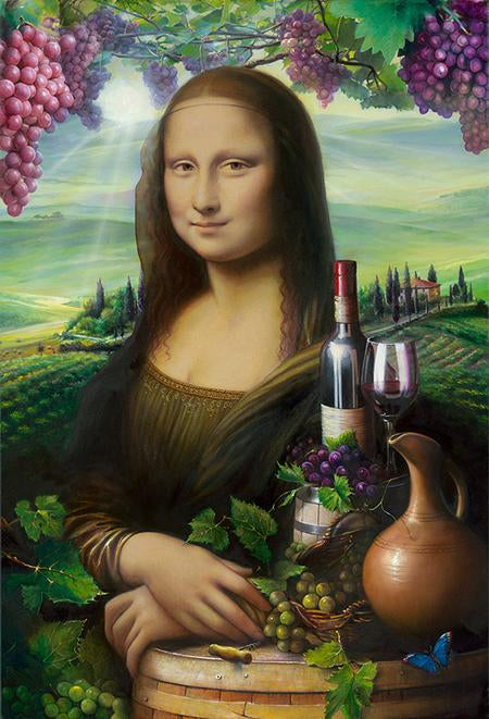 MONA LISA & WINE MONALISA by Orlando Quevedo