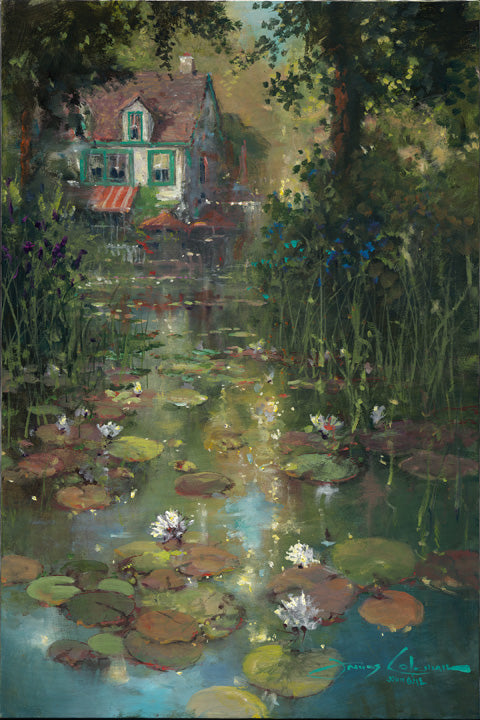 Nestled Along The Pond by James Coleman
