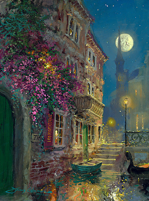Nightime On The Canal