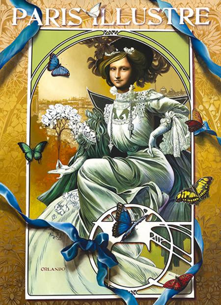 PARIS ILLUSTRE MONALISA by Orlando Quevedo