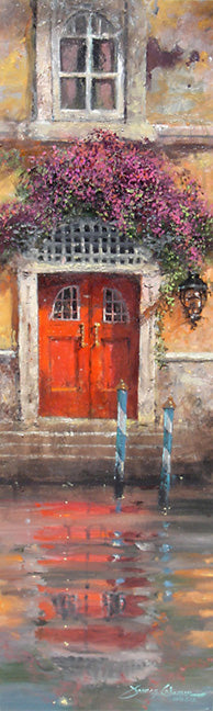 Red Door Reflection