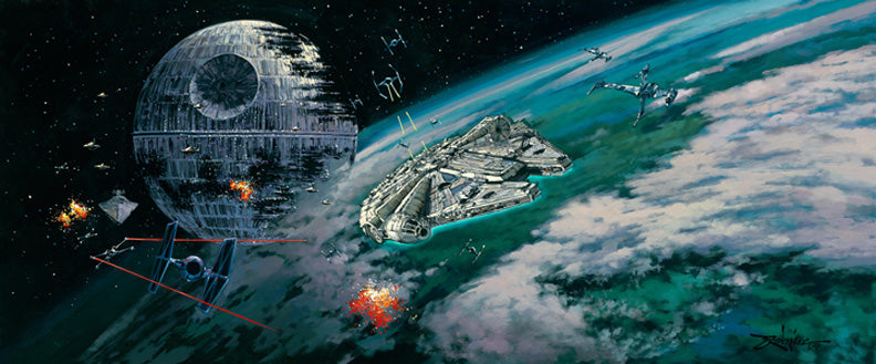 Battle Of Endor by Rodel Gonzalez