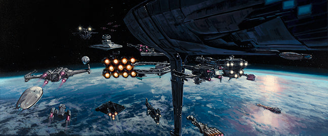 Battle of Scarif by Rodel Gonzalez