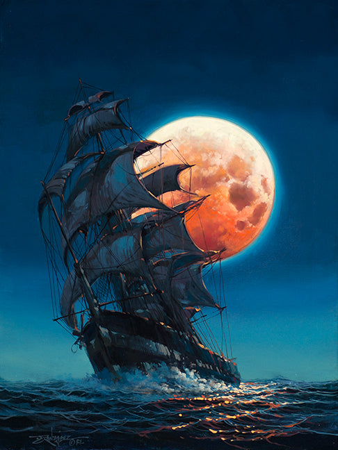 Moonlit Pursuit by Rodel Gonzalez