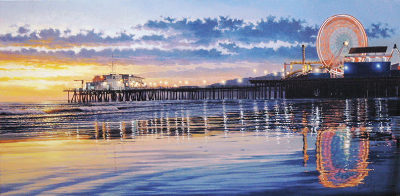Santa Monica Twilight by Rodel Gonzalez