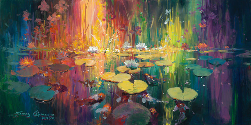 Soft Light On A Pond by James Coleman