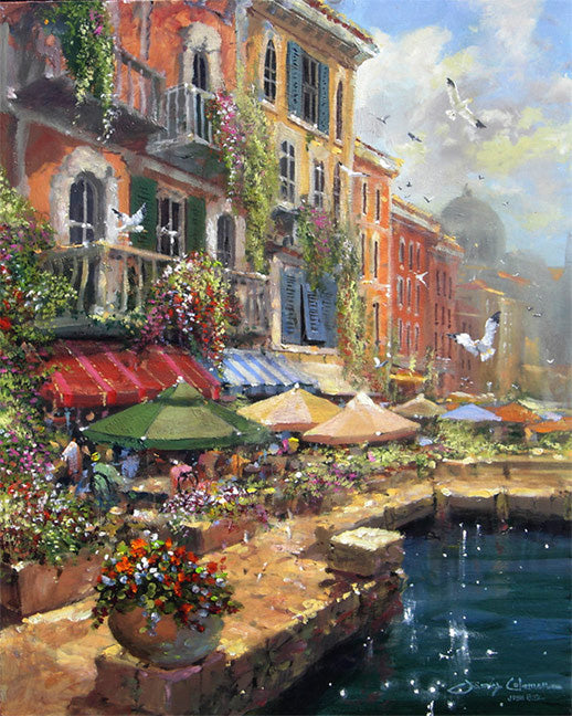 Stroll Along The Marketplace by James Coleman