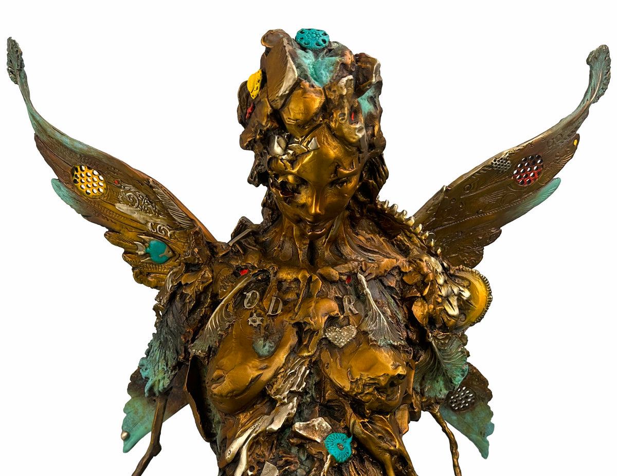 Maria Alma bronze sculpture by Nano Lopez