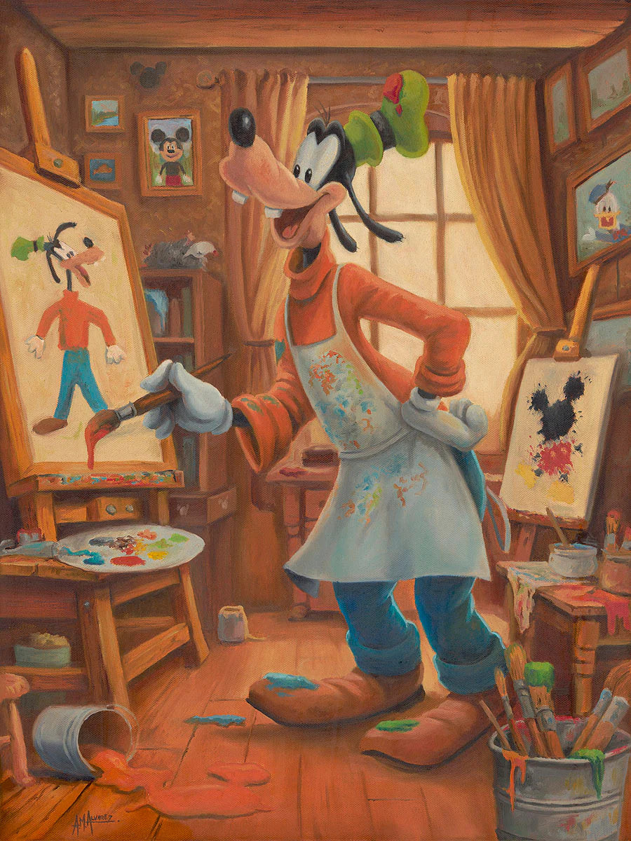 Goofy the Artist