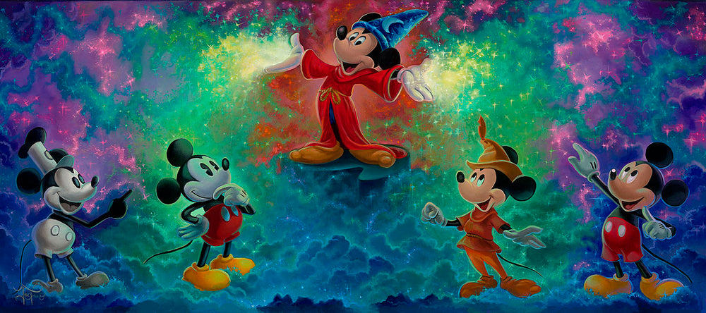 Mickey's Colorful History