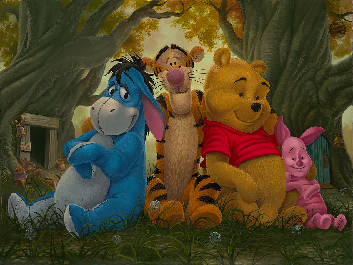 Pooh and His Pals by Jared Franco