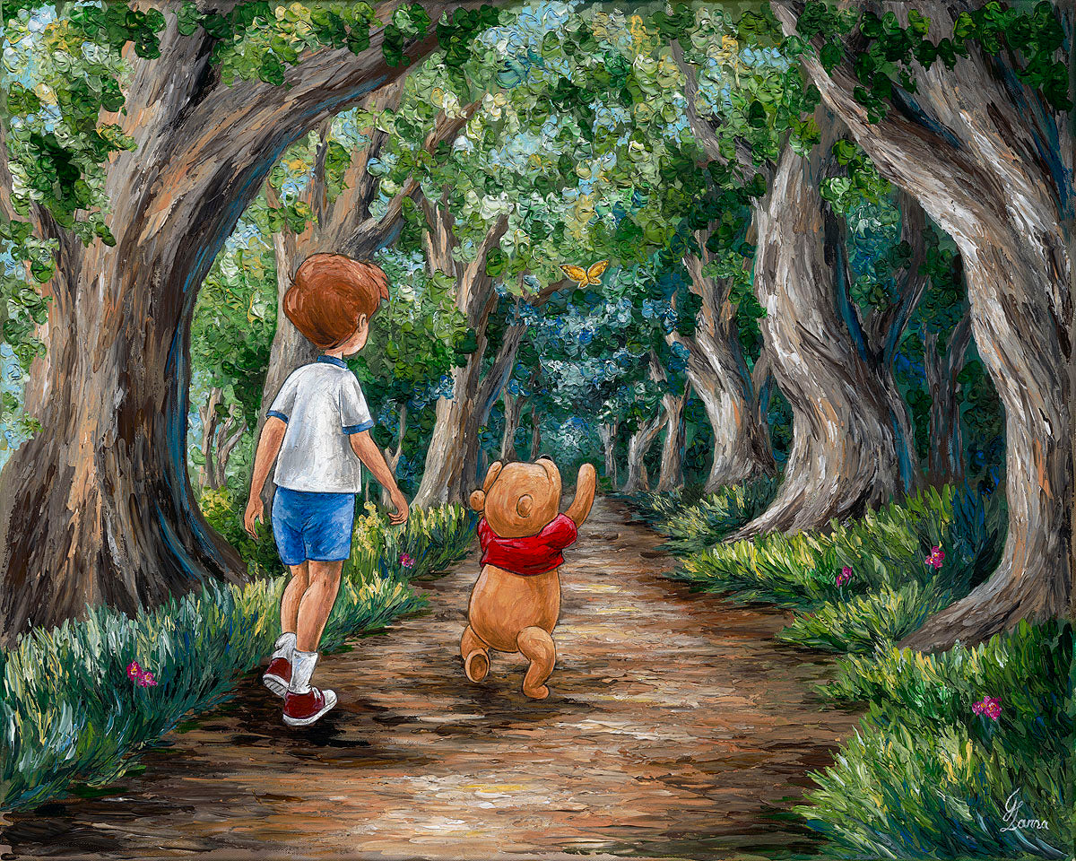 Wooded Path by Jennifer Lanna