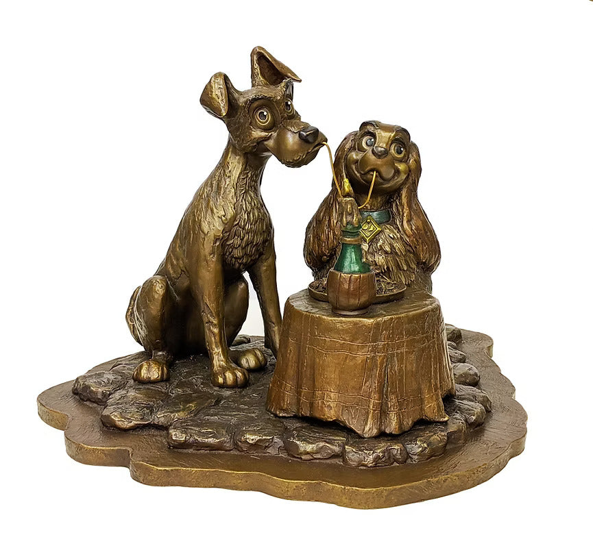 Lady and the Tramp Bronze by Michael Maiden — photograph 2