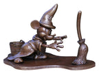Mickey the Reluctant Sorcerer Bronze by Michael Maiden — photograph 5