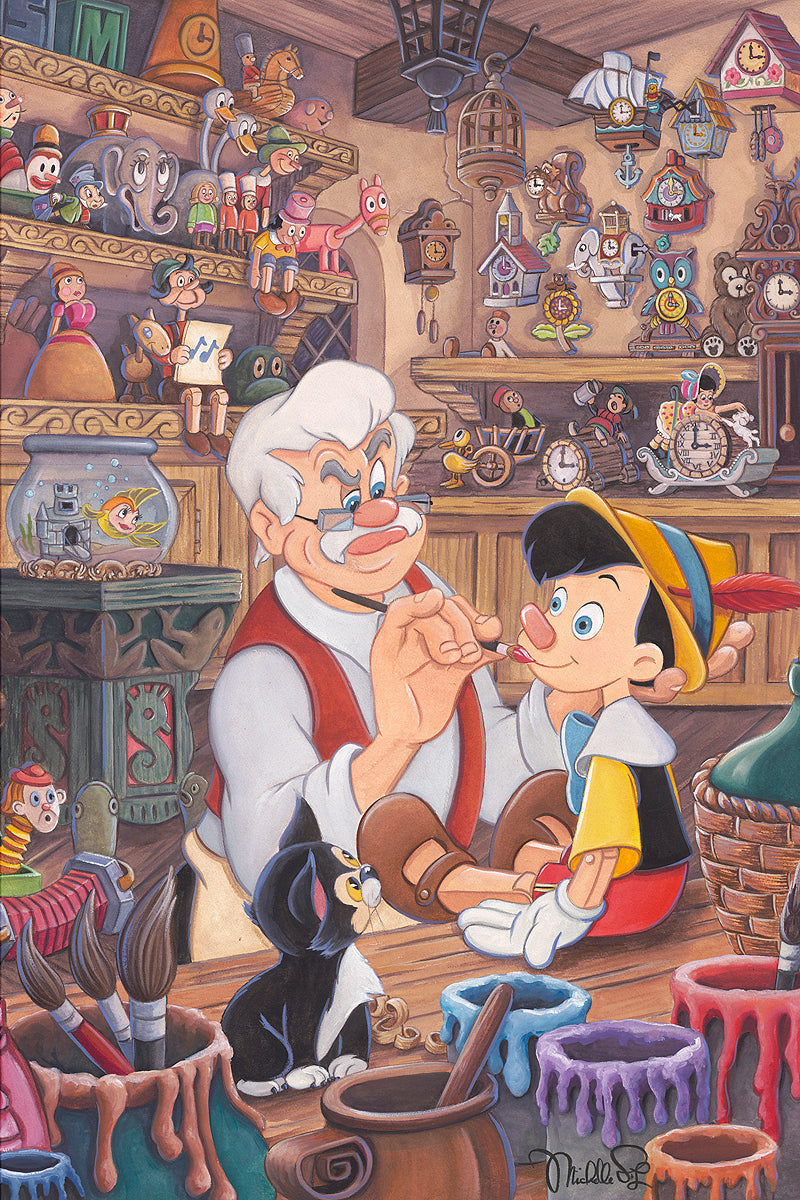 Geppetto’s Workshop by Michelle St.Laurent