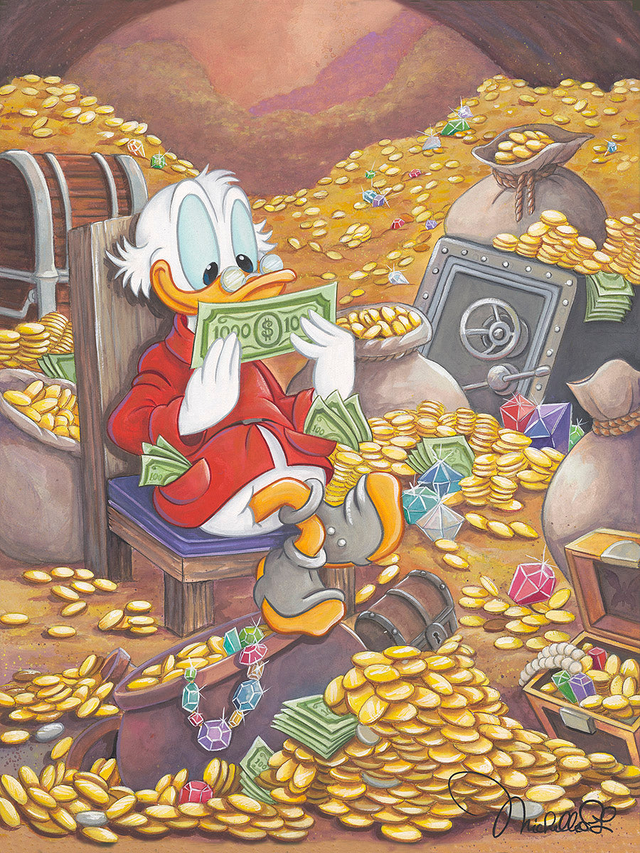 Scrooge’s Happy Place by Michelle St.Laurent