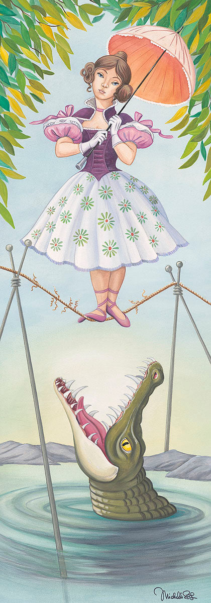 Stretching Portrait: The Tightrope Walker by Michelle St.Laurent