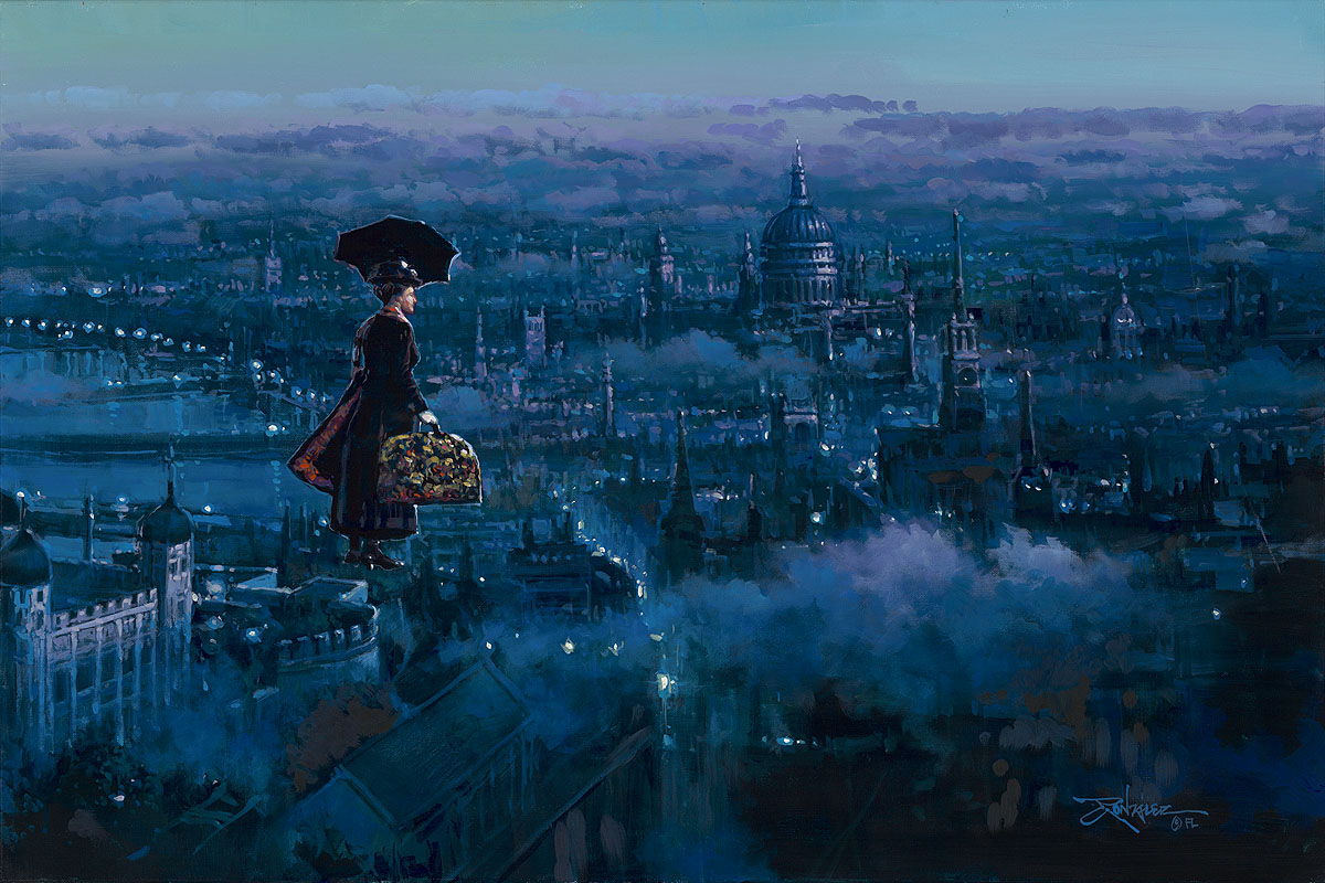 Floating Over London by Rodel Gonzalez