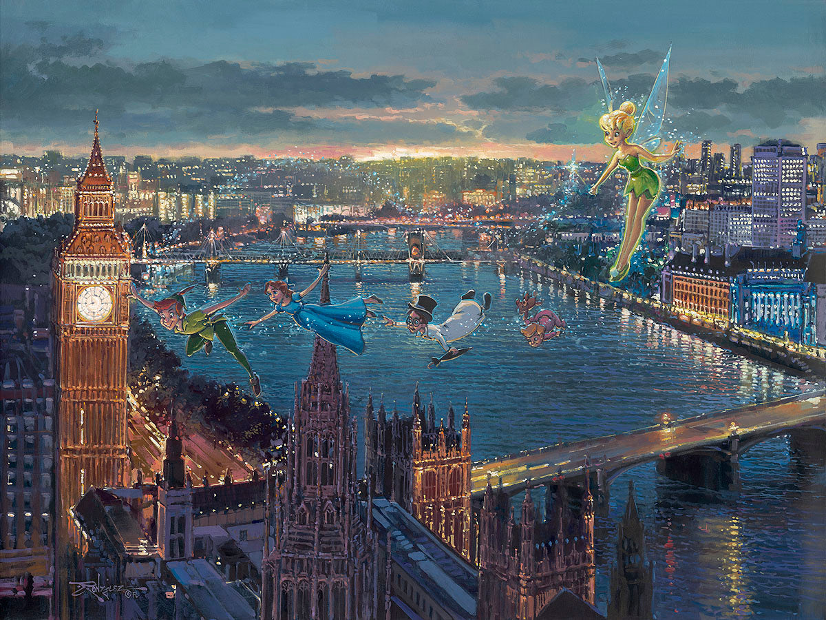 Peter Pan in London by Rodel Gonzalez