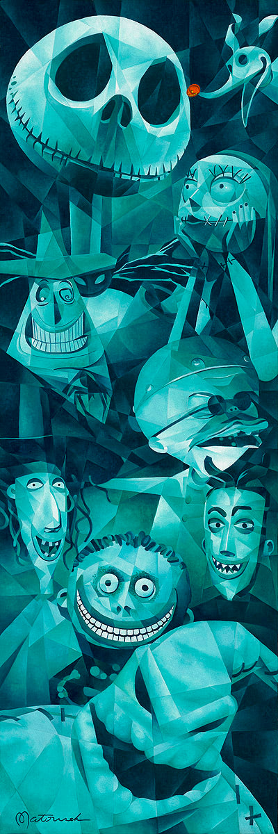 Faces of Halloween Town by Tom Matousek