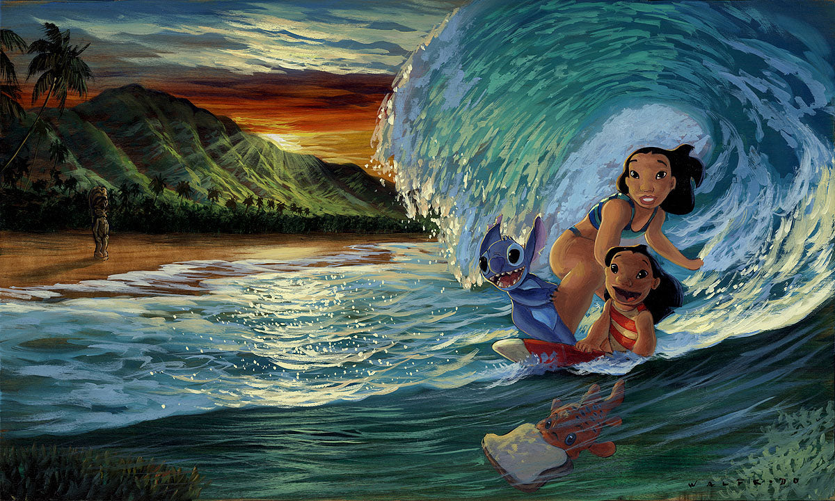 Morning Surf by Walfrido Garcia
