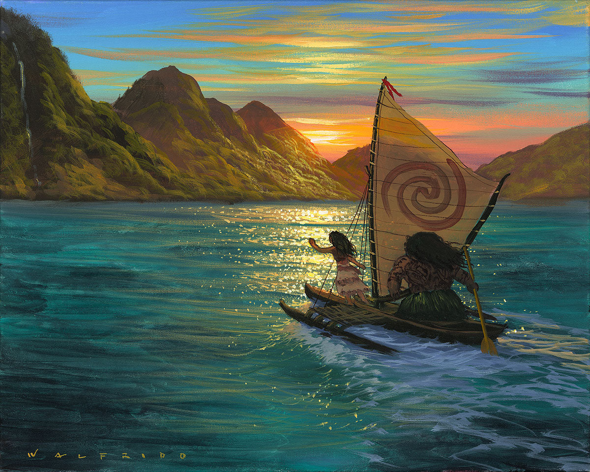 Sailing Into the Sun by Walfrido Garcia